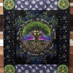 As Above So Below Quilt Blanket Aa22  Quilt